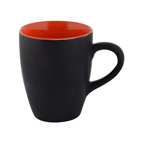 Black Ceramic Matte Ceramic Mug, Rs 40 /piece Saffron International