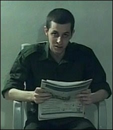 Gilad Shalit in the video released by Hamas