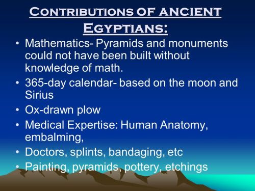 Egyptian Mathematics -1