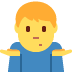 Man shrugging