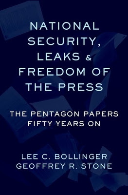 National Security, Leaks and Freedom of the Press: The Pentagon Papers Fifty Years on PDF