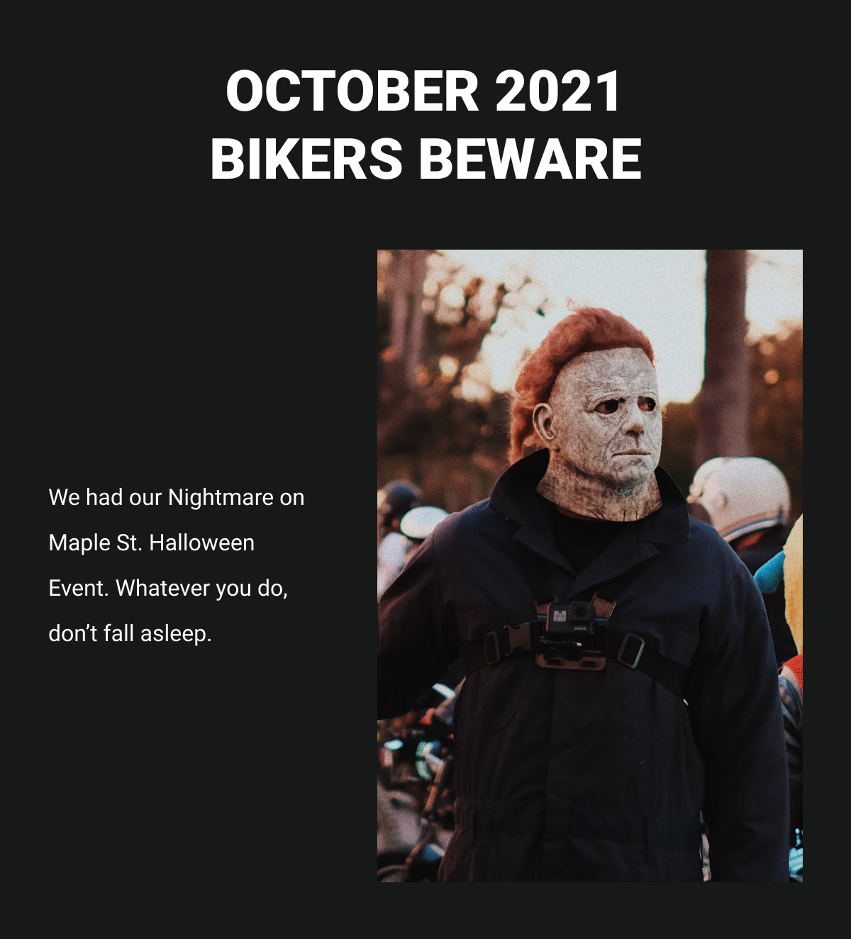 October 2021: Bikers Beware