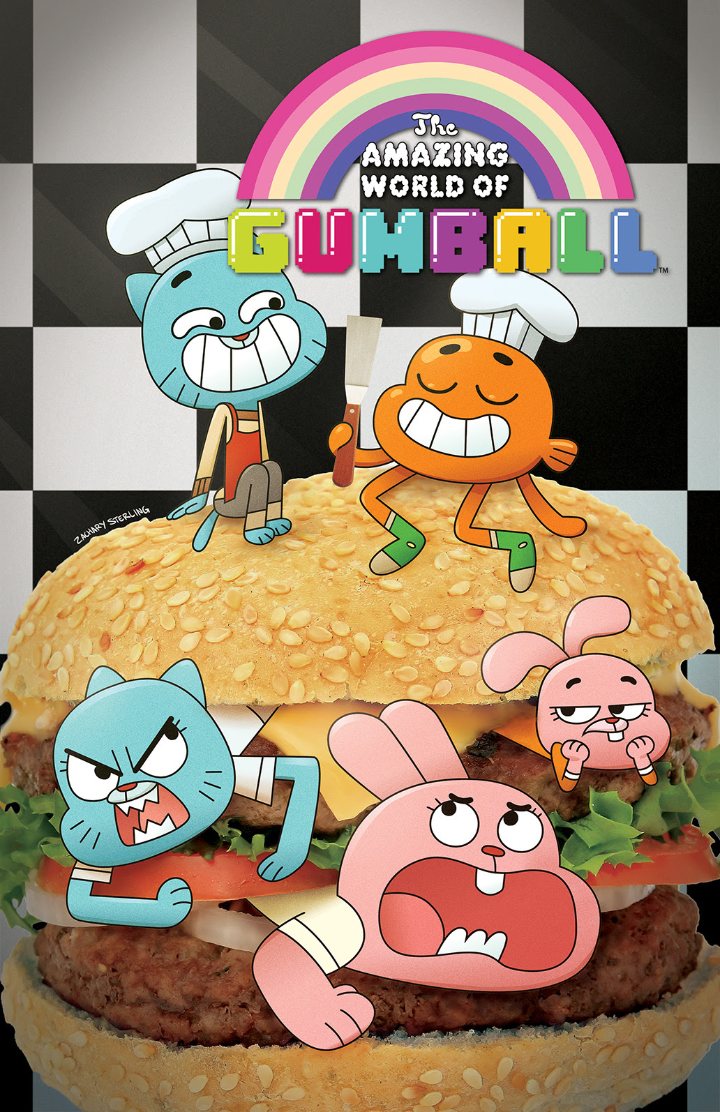 THE AMAZING WORLD OF GUMBALL #1 Cover B by Zachary Sterling