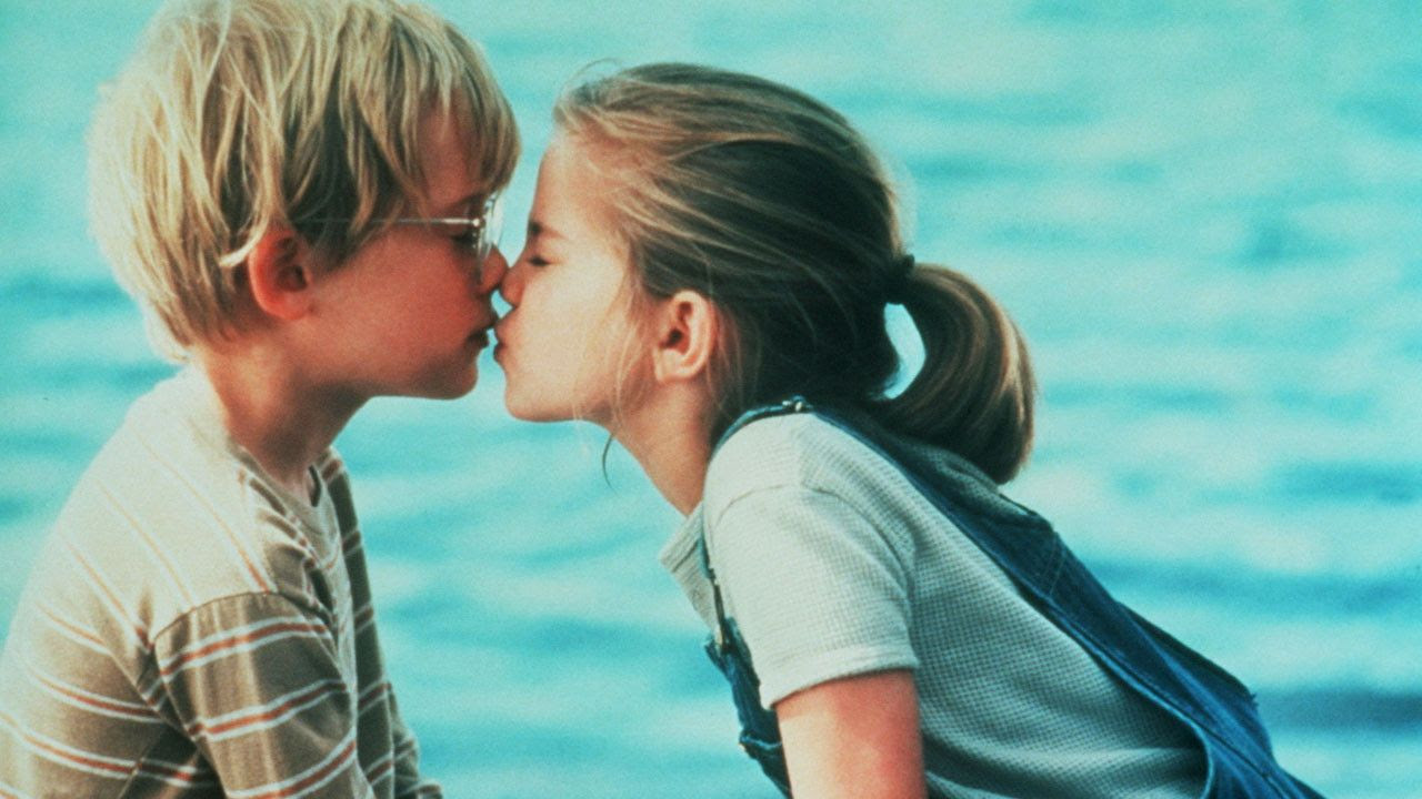 Kissing scene