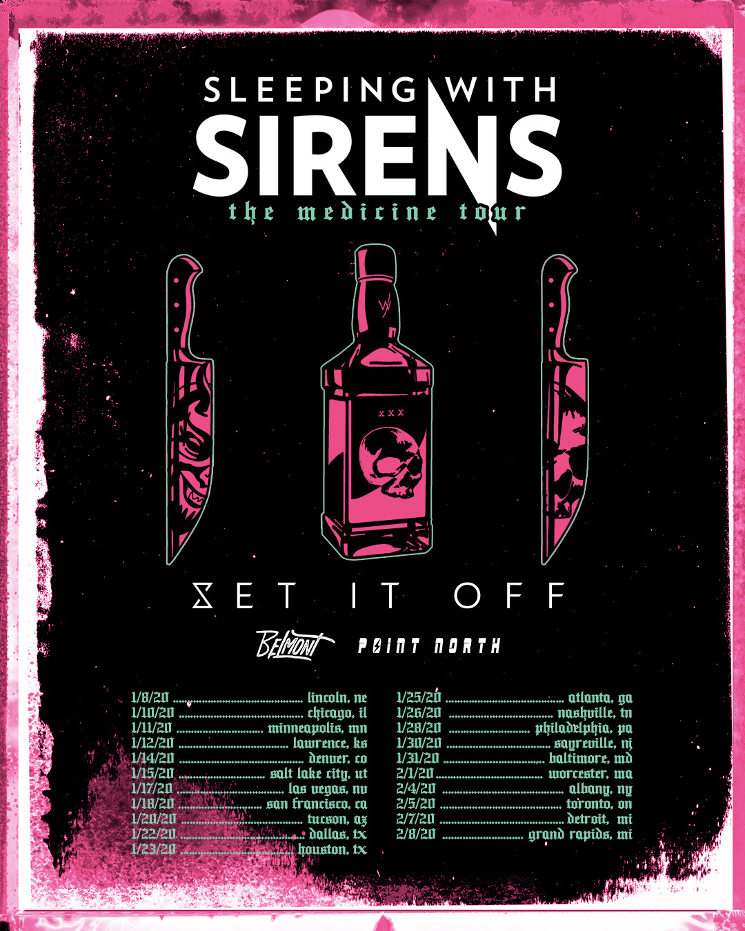 Sleeping With Sirens Announce The Medicine Tour BPM