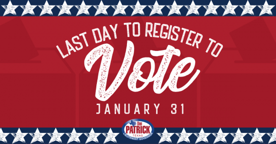 Last Day To Register To Vote