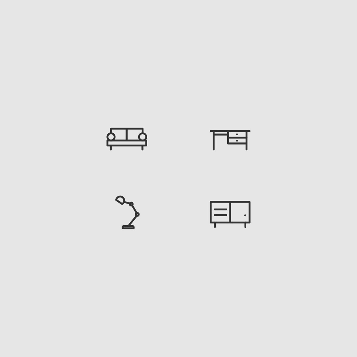 minimalist office icons