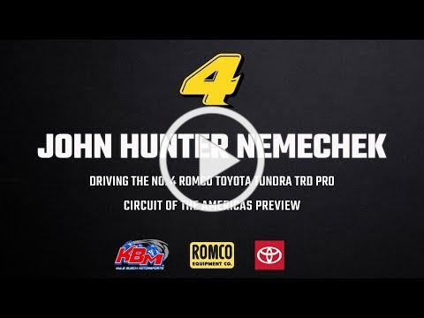 John Hunter Nemechek | Circuit of the Americas Preview