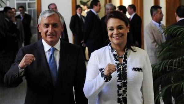 Otto Pérez Molina, y su vicepresidenta, Roxana Baldetti