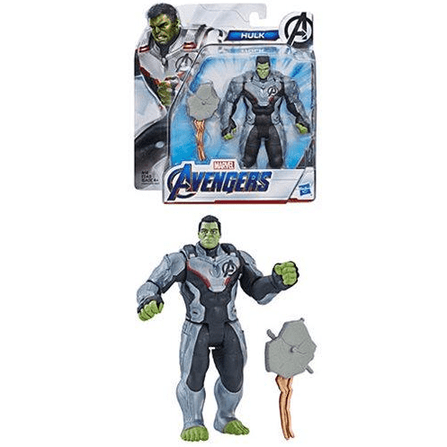 Image of Avengers: Endgame 6" Action Figure Wave 2 DLX Movie Figures - Team Suit Hulk