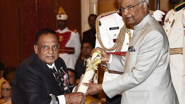 Murlikant Petkar alipokea tuzo ya Padma Shri, moja ya tuzo za juu za heshima nchini India