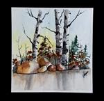 Original Watercolor Painting- Watercolor Landscape Painting - Posted on Friday, November 28, 2014 by James Lagasse