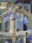 Degas' Blue Dancers in Klimt's Garden - Posted on Tuesday, March 31, 2015 by Cynthia Frigon