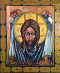 Christ Icon Painting - Posted on Saturday, April 4, 2015 by Pamela Hoffmeister