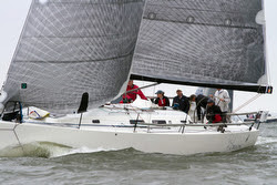 J/122 Orion sailing Annapolis Newport race