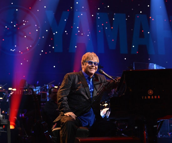 Elton Performs at the Hyperion Theater for Yamaha’s 125th Anniversary Concert