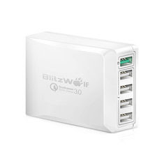 Carregador de Mesa USB BlitzWolf® BW-S7 QC3.0 40W 5 USB