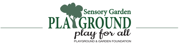 Sensory Garden Playground logo links to playforalldupage.org
