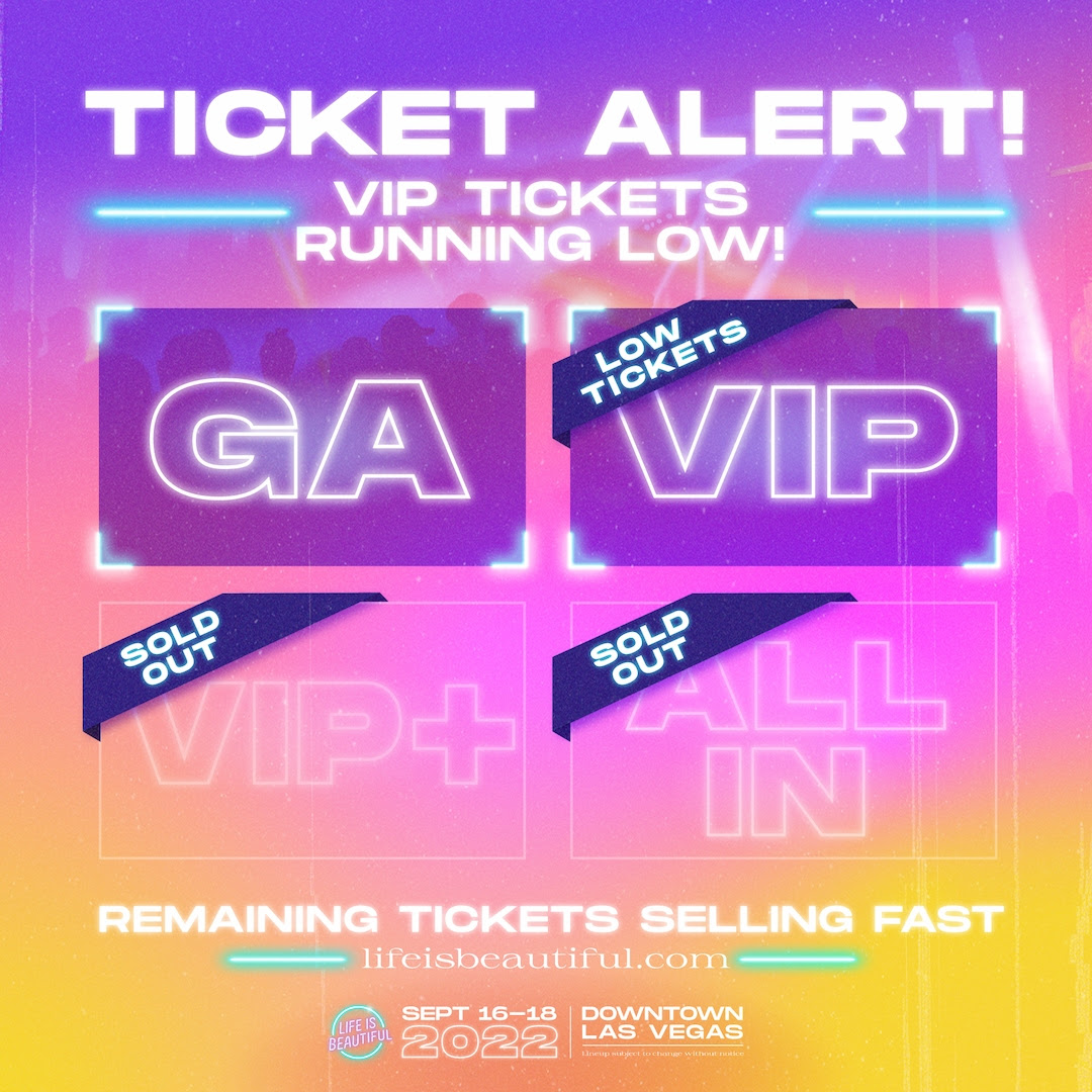 Don’t miss out on this year's VIP experience. Grab your VIP tickets while supplies last!