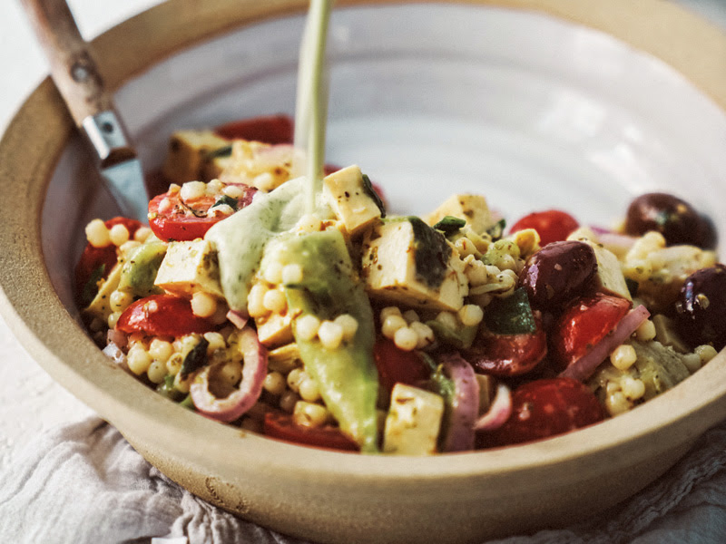 Pearl Couscous Greek Salad