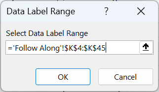 Data label range