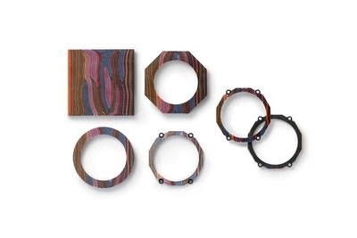 Steps in making the multicolor carbon bezel Steps in making the multicolor carbon bezel