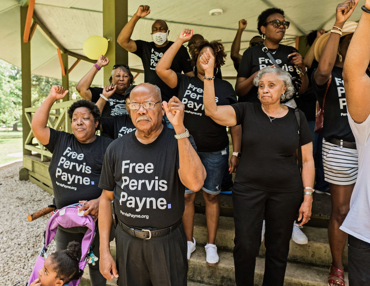 Free Pervis Payne rally in Tennessee in June 2021. (Image: Courtesy of Phillip Van Zandt)