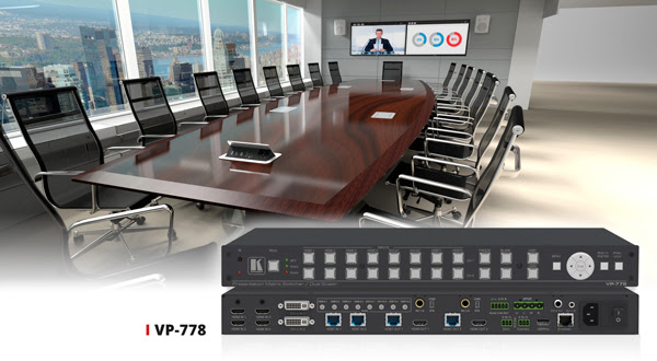 New Matrix Switcher/Dual Scaler High-End Meeting Room Solution