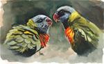 Lorikeets - Posted on Thursday, January 22, 2015 by Marion Lynk