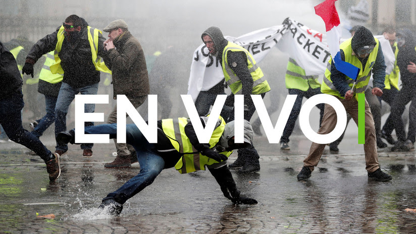 VIDEO, FOTOS: Reprimen duramente en París las protestas contra el alza de precios del combustible
