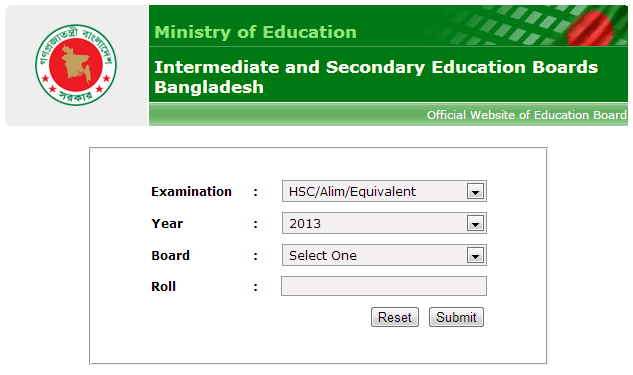 Bangladesh education board result