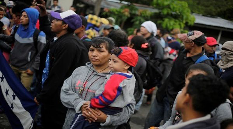 migrantes hondureños