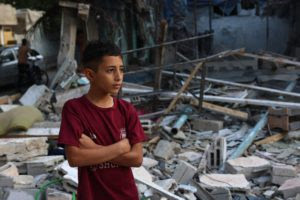 Rafah tras un bombaredo