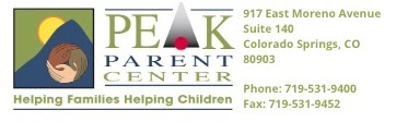 PEAK Logo and Contact Info
