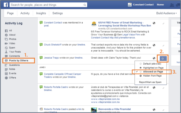 new facebook page trick