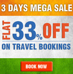 Get Flat 33% Off on Hotels (Only for 3 Days)