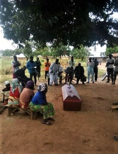  Funeral of two Christians slain in Agom village, southern Kaduna state, on Nov. 14, 2019. (Morning Star News)