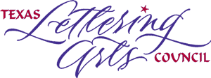 Texas Lettering Arts Council logo