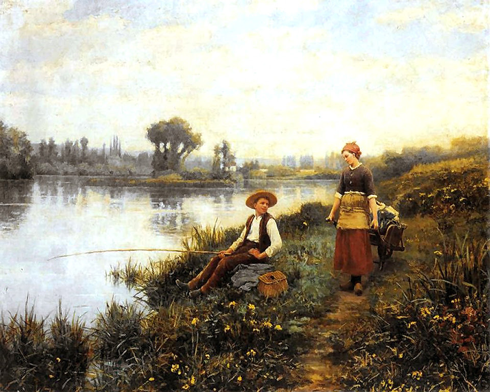 Картины daniel ridgway knight картины