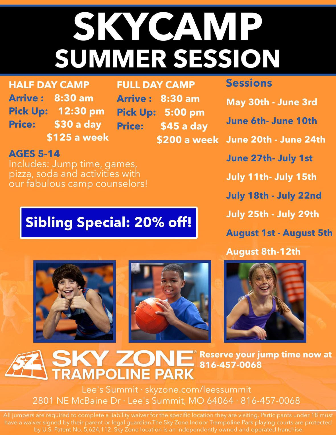 Sky zone coupons 2018 kansas city