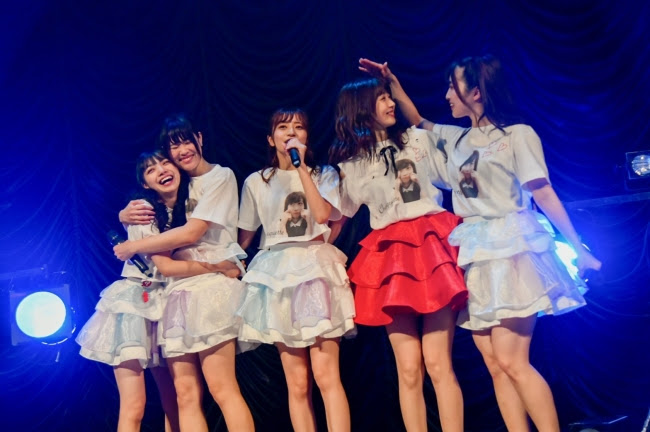 Ange☆Reve 左から吉橋亜理砂・水野結愛・佐々木璃花・権田夏海・さいごうみずき