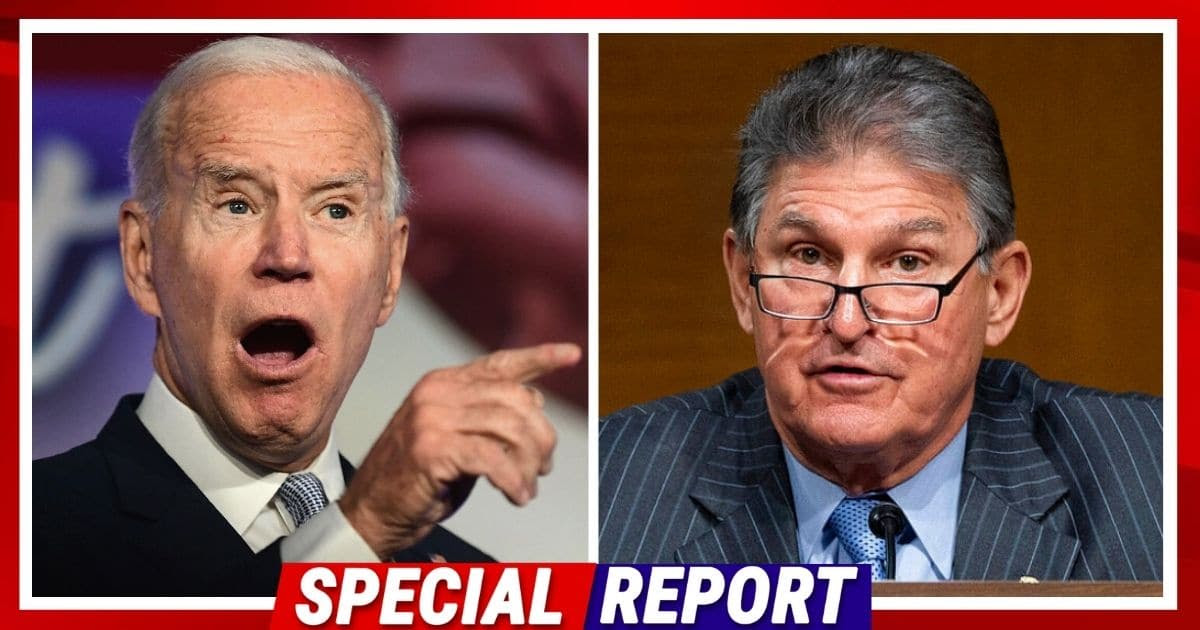 Biden Is Furious Over Brutal Accusation - Joe Manchin Roasts His Own President 