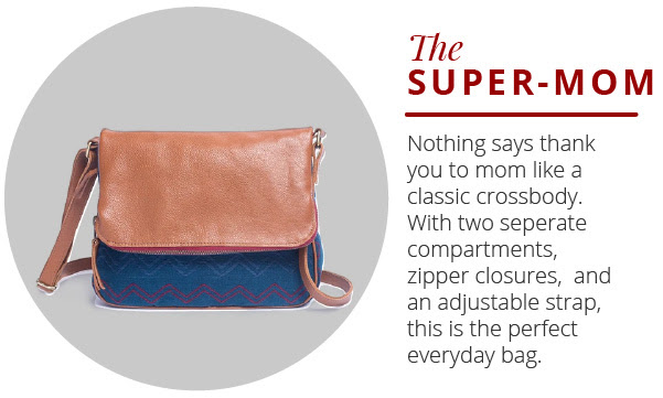 The Super-Mom - Marta Julia Crossbody - Nothing says thank you to mom like a classic crossbody. With two seperate compartments, zipper closures,  and an adjustable strap, this is the perfect everyday bag.