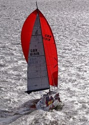 J/111 sailing RORC offshore race