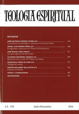 Revista ‘Teología Espiritual’ Número 178