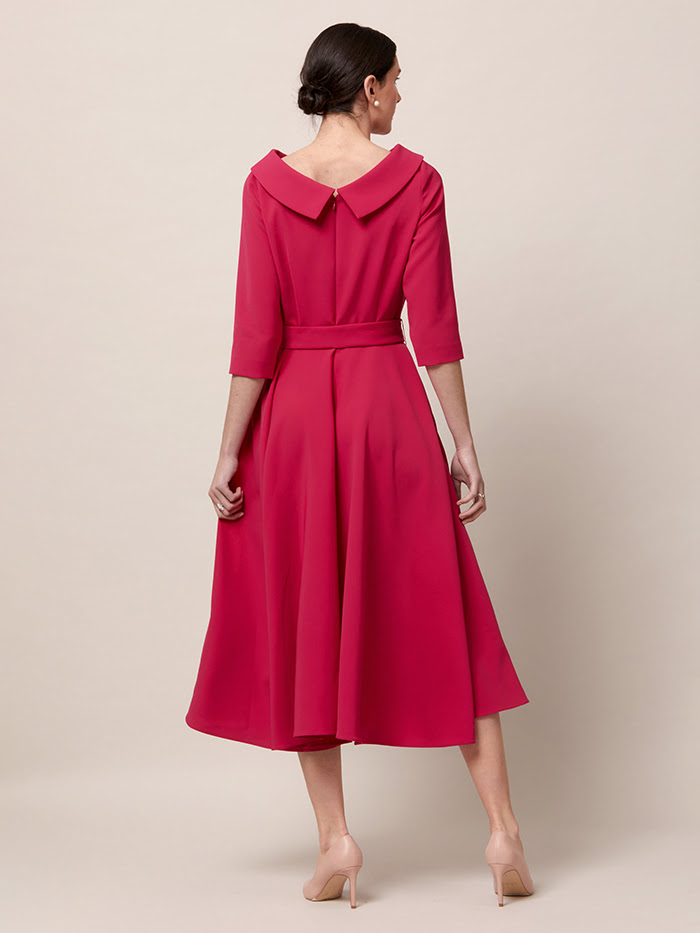 Marilyn Dress Hot Pink