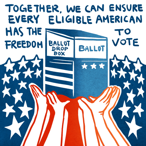 Together, we can ensure every eligible American has the freedom to vote