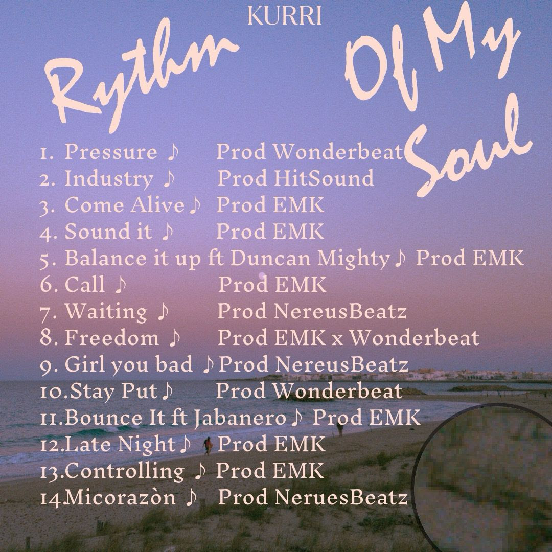 Hok Entertainment Company Presents Rhythm Of My Soul Album By Frontline Artiste, Kurri Popularly Known As Kurrichana 6