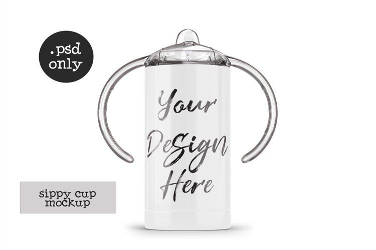 Sippy cup tumbler mockup / travel flask for decals (971174) Products