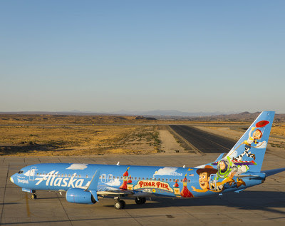 In collaboration with the Disneyland Resort, Alaska Airlines reveals its latest special-edition aircraft livery, that offers a whimsical tribute to Pixar Pier, a reimagined land at Disney California Adventure Park. In collaboration with the Disneyland Resort, Alaska Airlines reveals its latest special-edition aircraft livery, that offers a whimsical tribute to Pixar Pier, a reimagined land at Disney California Adventure Park.